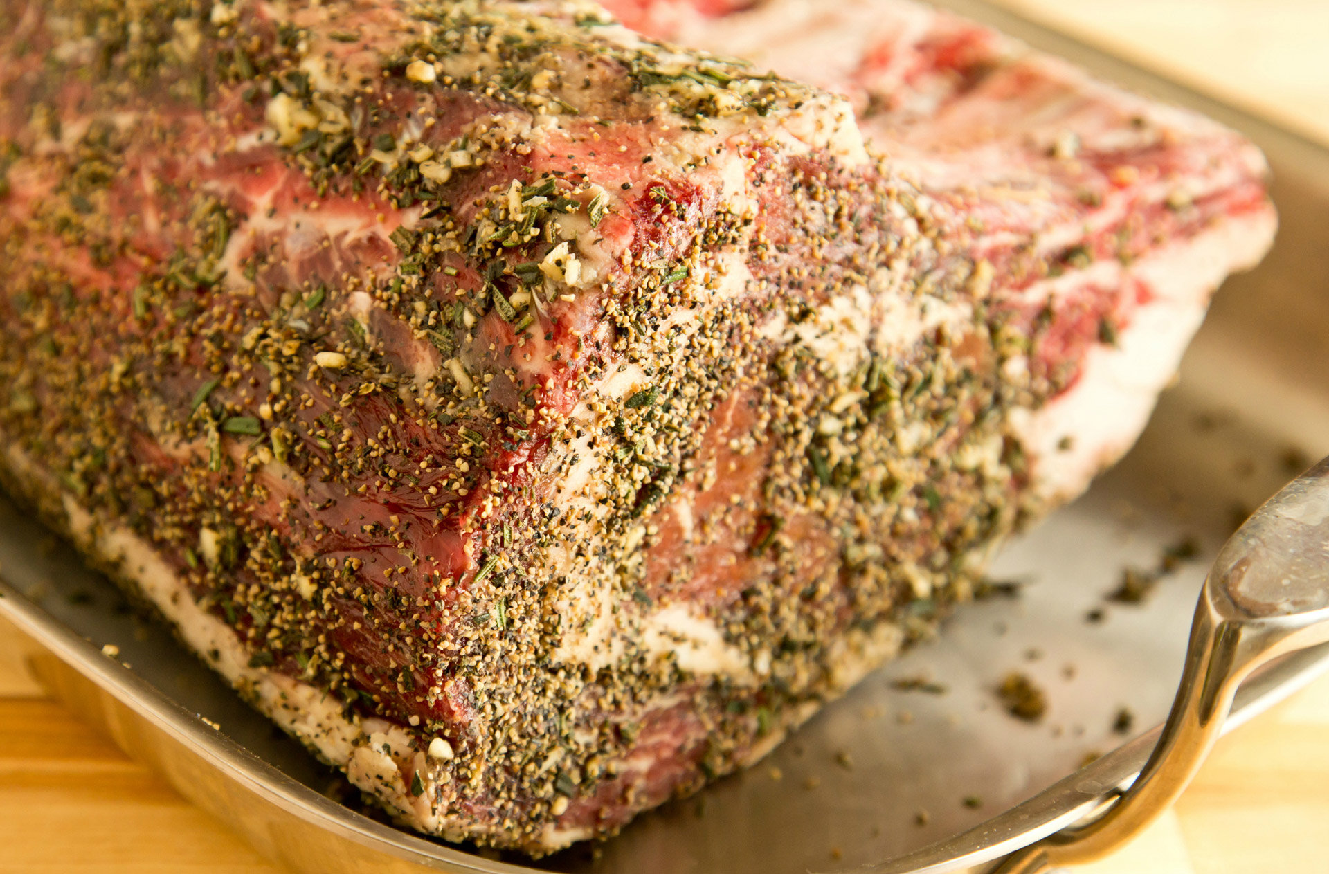 Herb Crusted Prime Rib Serves 6 8 Cravings